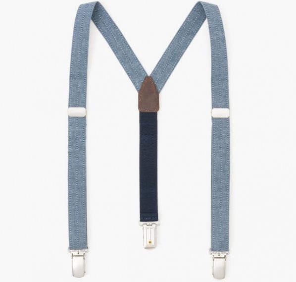 Chambray Suspenders