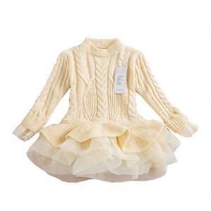 Girl Winter Long Sweater