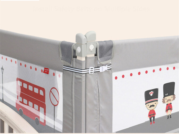 Protective kids bed rail baby bed guard rail